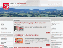 Tablet Screenshot of jodlownik.pl